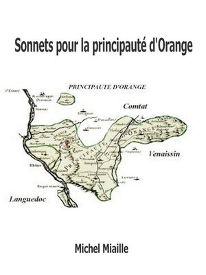 cover image of Sonnets pour la principauté d'Orange